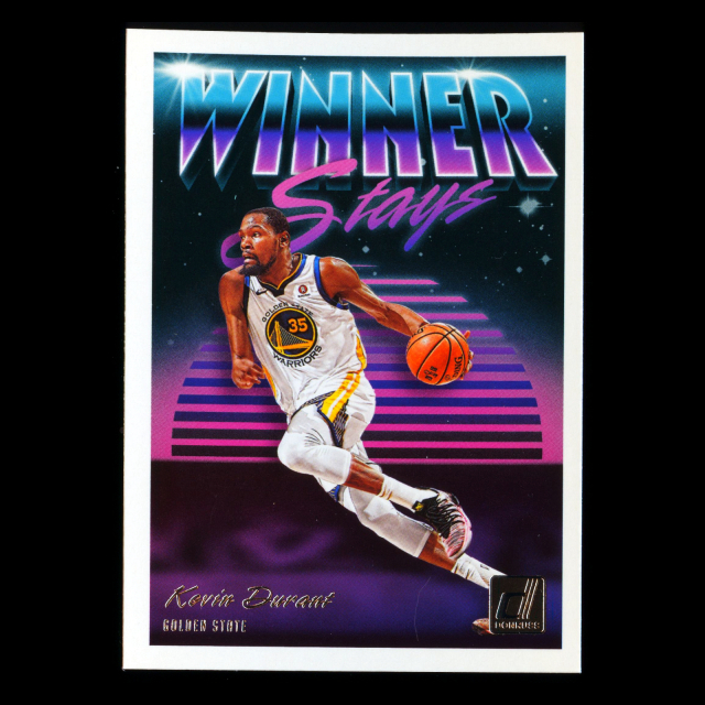 Kevin Durant 2018-19 Donruss Winner Stays Warriors