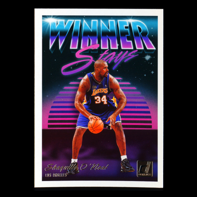 Shaquille O'Neal 2018-19 Donruss Winner Stays Lakers