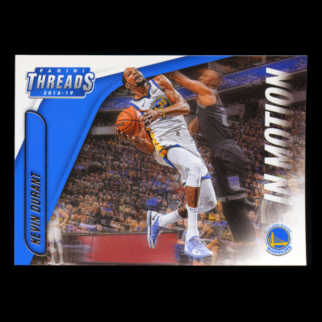 Kevin Durant 2018-19 Panini Threads In Motion Warriors