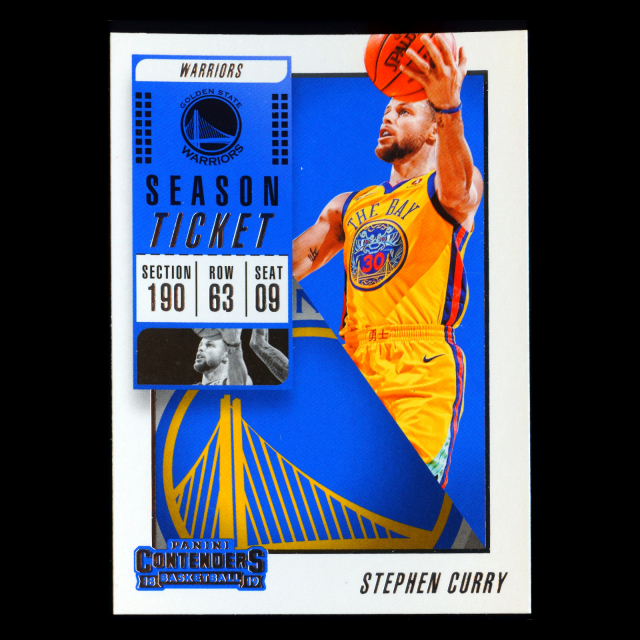 Stephen Curry 2018-19 Panini Contenders Warriors