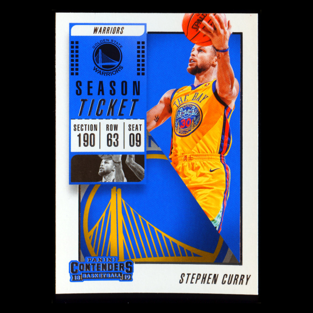 Stephen Curry 2018-19 Panini Contenders Warriors