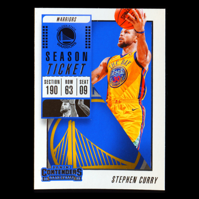 Stephen Curry 2018-19 Panini Contenders Warriors