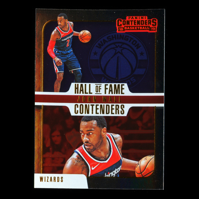 John Wall 2018-19 Panini Contenders Hall of Fame Contenders Wizards