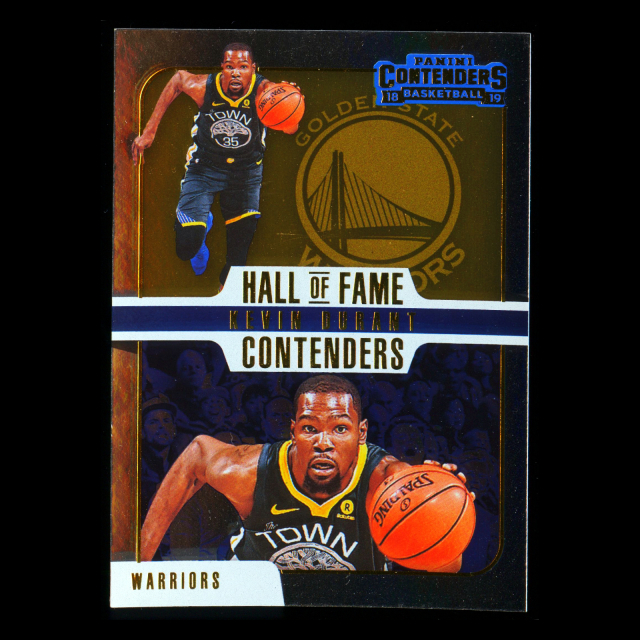 Kevin Durant 2018-19 Panini Contenders Hall of Fame Contenders Warriors