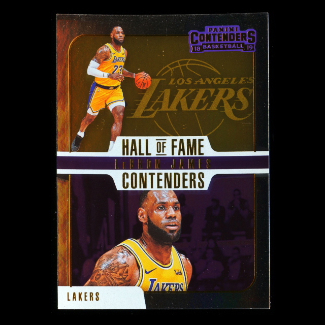 LeBaron James 2018-19 Panini Contenders Hall of Fame Contenders Lakers