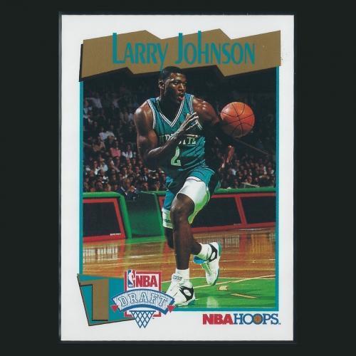 Larry Johnson RC 1991-92 Hoops Rookie Hornets