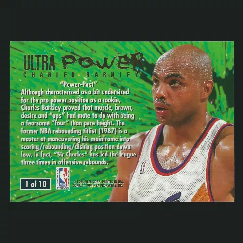 Charles Barkley 1994-95 Ultra Power Suns