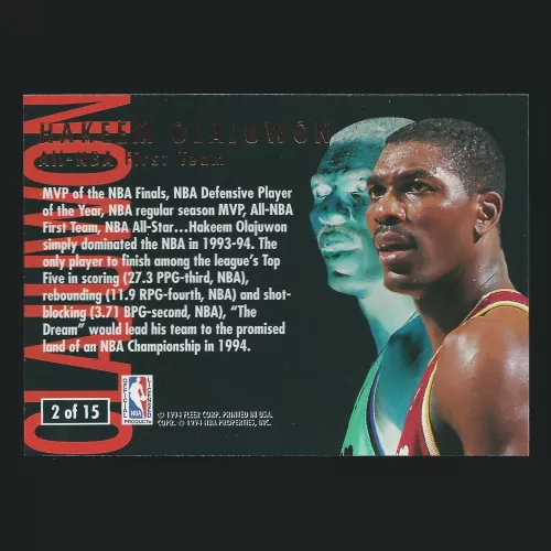 Hakeem Olajuwon 1994-95 Ultra All-NBA First Team Rockets