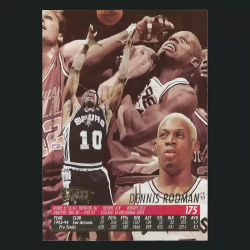 Dennis Rodman 1994-95 Ultra Spurs