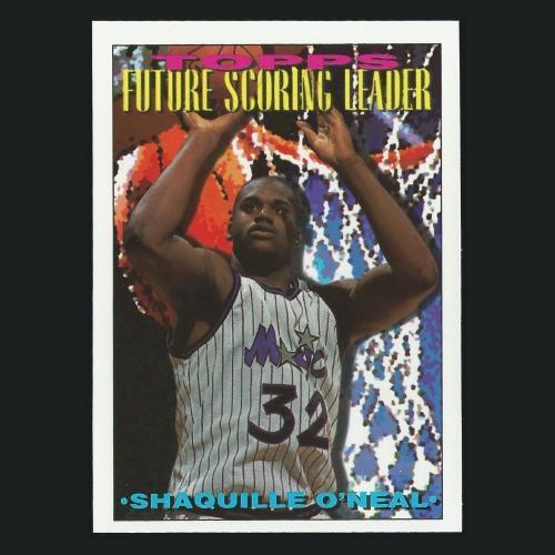 Shaquille O'Neal 1993-94 Topps Future Scoring Leader Magic