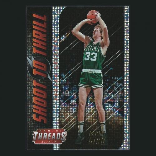 Larry Bird 2018-19 Threads Shoot To Thrill Dazzle Celtics