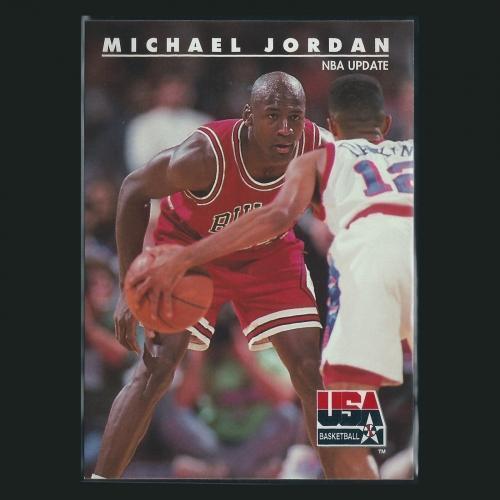 Michael Jordan 1991-92 Skybox NBA Update USA Bulls