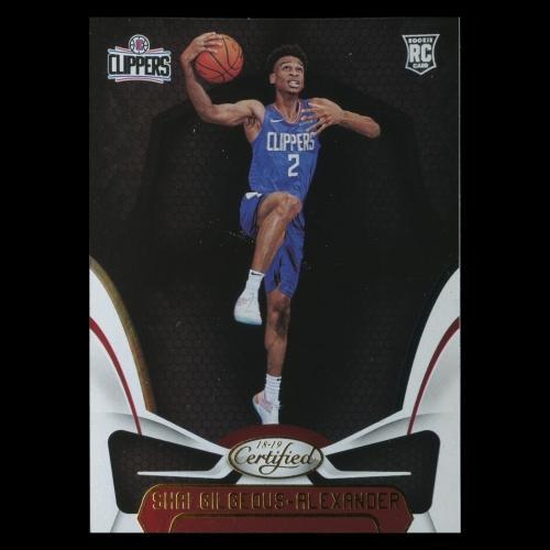 Shai Gilgeous-Alexander RC 2018-19 Certified Rookie Clippers