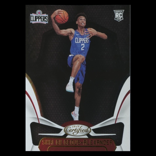 Shai Gilgeous-Alexander RC 2018-19 Certified Rookie Clippers
