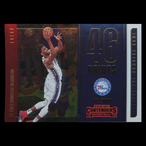 Joel Embiid 2018-19 Contenders Playing the Numbers Game 76ers