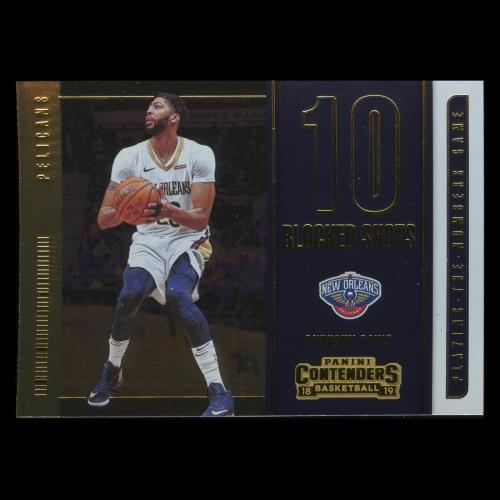 Anthony Davis 2018-19 Contenders Playing the Numbers Game Pelicans