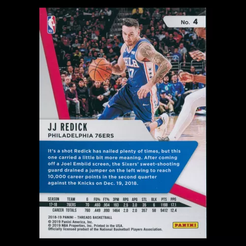 JJ Redick 2018-19 Threads 76ers 81/199