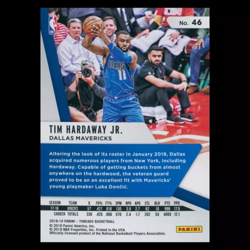 Tim Hardaway Jr. 2018-19 Threads Mavericks 130/199