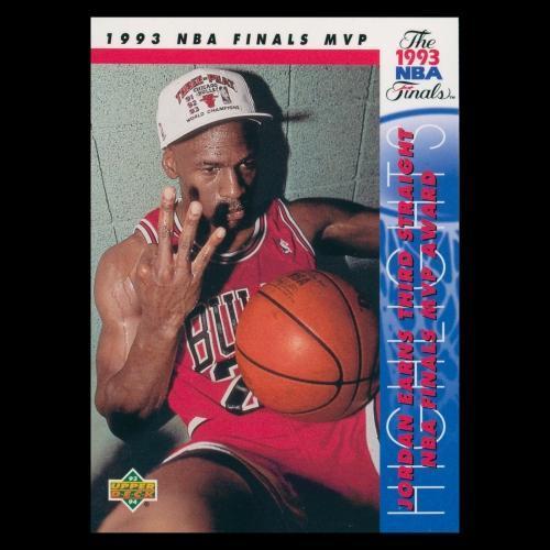 Michael Jordan 1993-94 Upper Deck Finals MVP Bulls