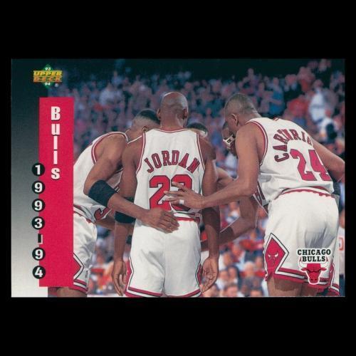 Michael Jordan 1993-94 Upper Deck Schedule Bulls