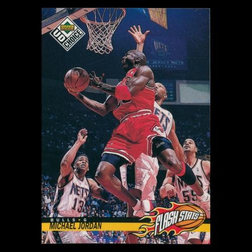 Michael Jordan 1998-99 UD Choice Flash Stats Bulls