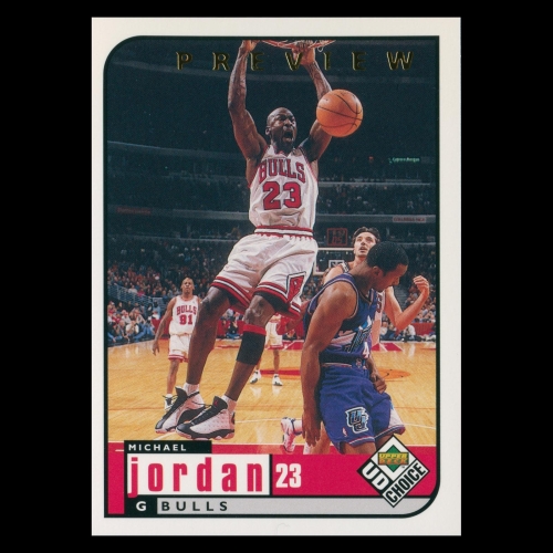 Michael Jordan 1998-99 UD Choice Preview Bulls