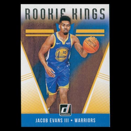 Jacob Evans III 2018-19 Donruss Rookie Kings Warriors