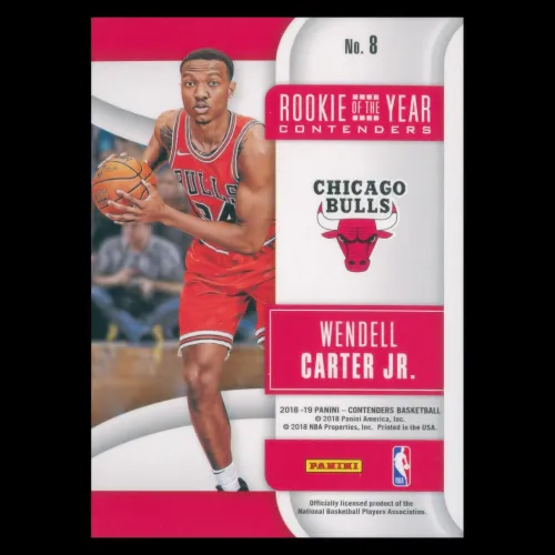Wendell Carter Jr. 2018-19 Contenders Rookie of the Year Bulls