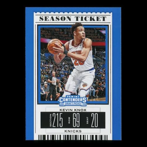 Kevin Knox 2019 Contenders Draft Picks Season Ticket Knicks