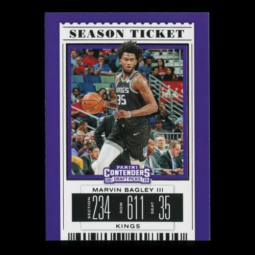 Marvin Bagley III 2019 Contenders Draft Picks Season Ticket Kings