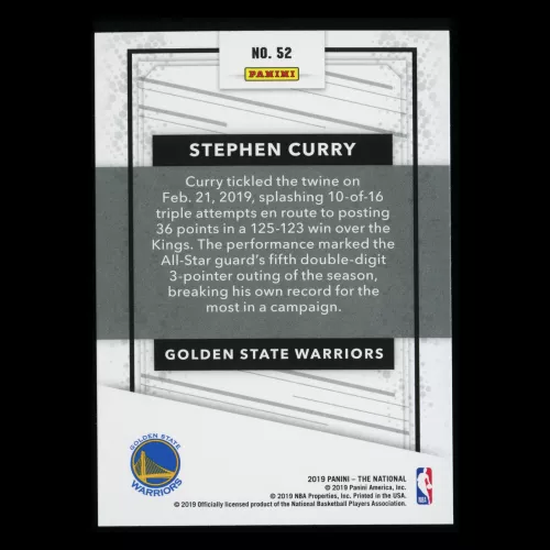 Stephen Curry 2019 The National Warriors