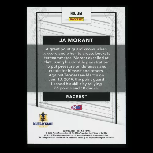 JA Morant 2019 The National Racers