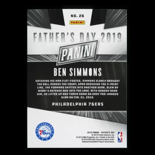 Ben Simmons 2019 Father's Day 76ers