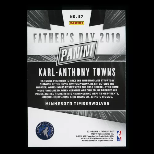 Karl-Anthony Towns 2019 Father's Day Timberwolves