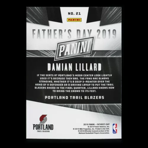 Damian Lillard 2019 Father's Day Trail Blazers