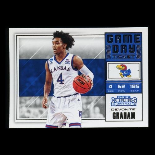 DeVonte Graham 2018-19 Contenders Draft Picks Game Day Wildcats/Hornets