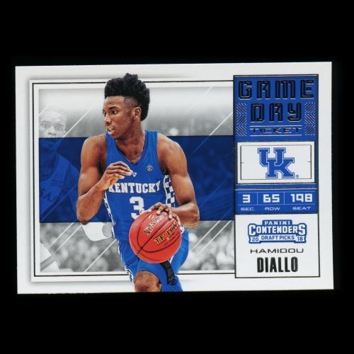 Hamidou Diallo RC 2018 Contenders Draft Picks Rookie Game Day Ticket Thunder
