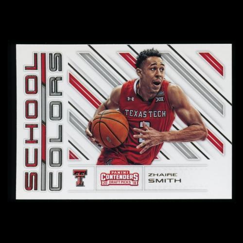 Zhaire Smith RC 2018 Contenders Draft Picks Rookie School Colors 76ers
