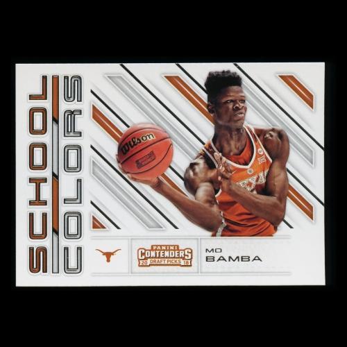 Mo Bamba RC 2018 Contenders Draft Picks Rookie School Colors Magic