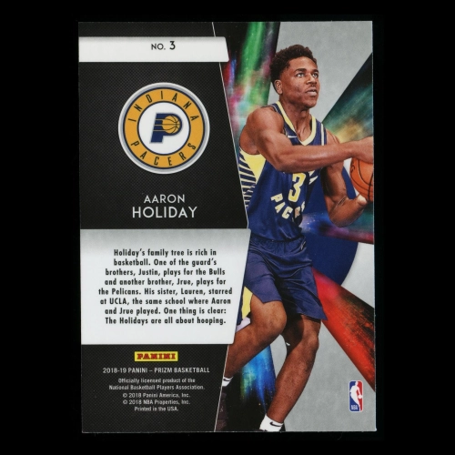Aaron Holiday RC 2018-19 Prizm Freshman Phenoms Pacers