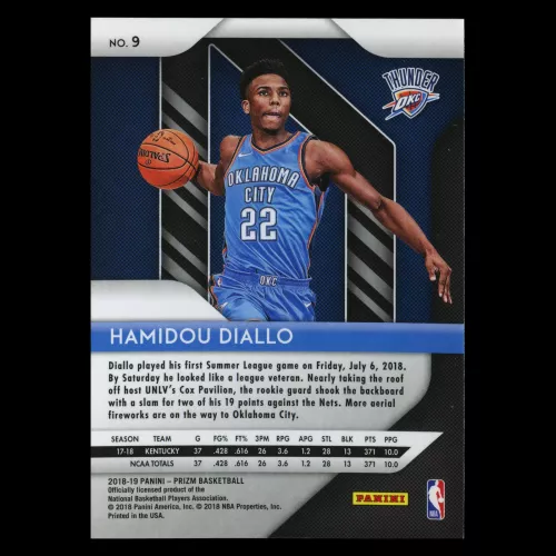 Hamidou Diallo RC 2018-19 Prizm Rookie Thunder