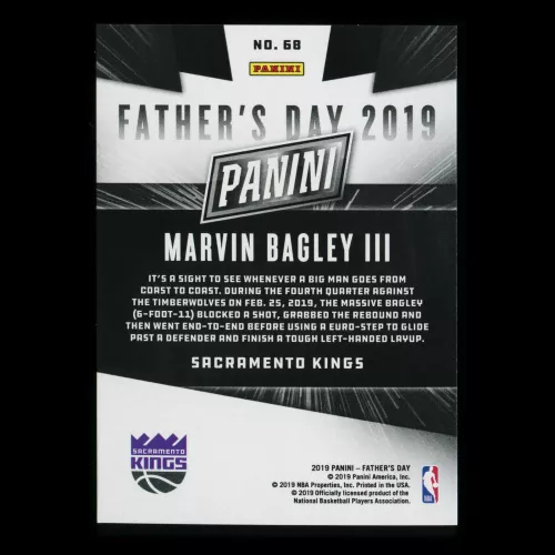 Marvin Bagley III RC 2019 Father's Day Rookie Kings 020/199