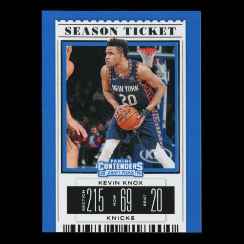 Kevin Knox 2019 Contenders Draft Picks Season Ticket Knicks