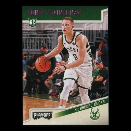 Donte DiVincenzo RC 2018-19 Chronicles Playoff Pink Rookie Bucks