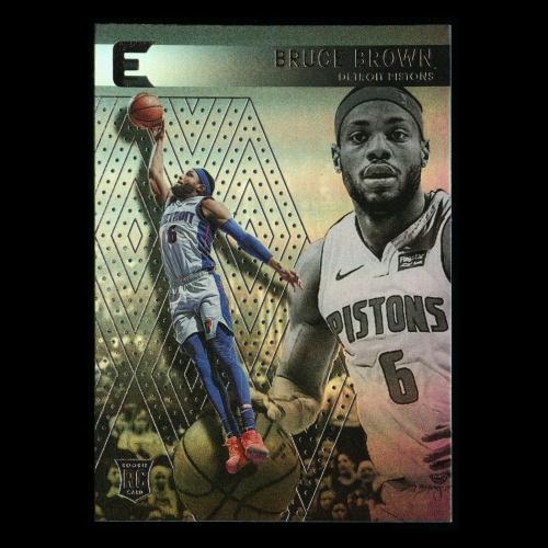 Bruce Brown RC 2018-19 Chronicles Essentials Rookie Pistons
