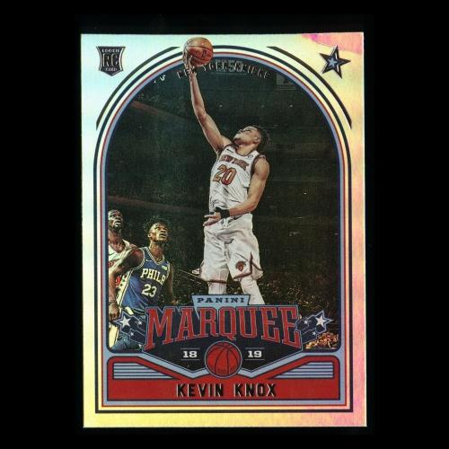Kevin Knox RC 2018-19 Chronicles Marquee Knicks