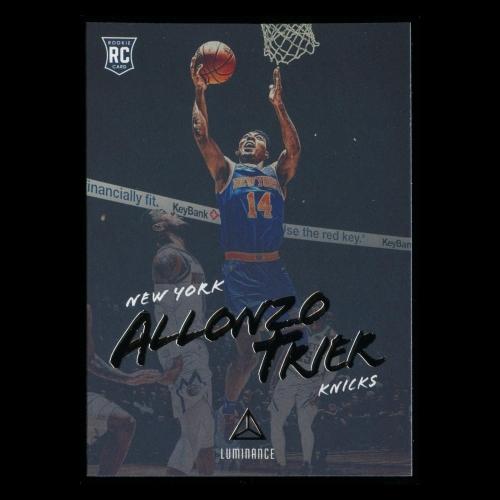 Allonzo Trier RC 2018-19 Chronicles Luminance Rookie Knicks