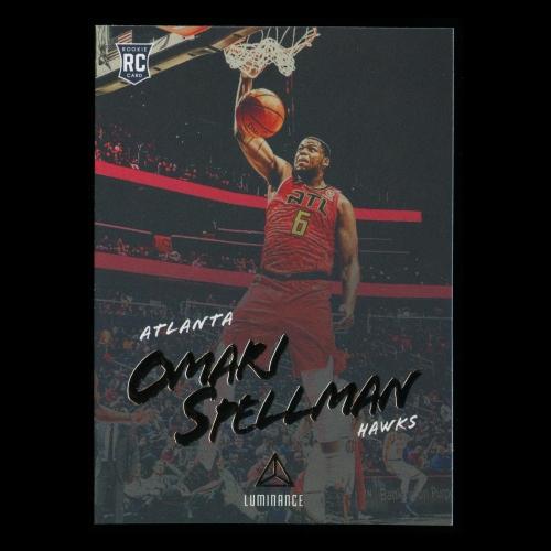 Omari Spellman RC 2018-19 Chronicles Luminance Rookie Hawks