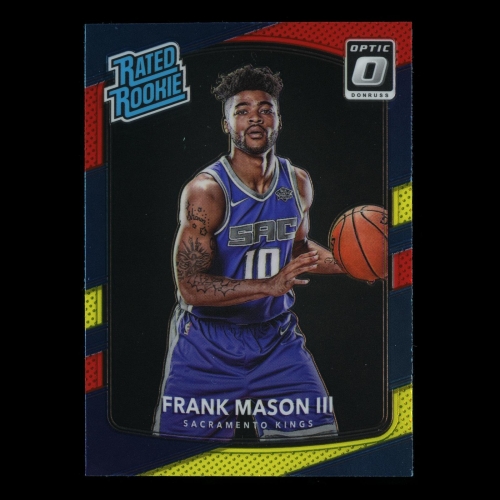 Frank Mason III RR 2017-18 Optic Rated Rookie Red Yellow Kings