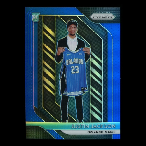 Justin Jackson RC 2018-19 Prizm Blue Rookie Magic